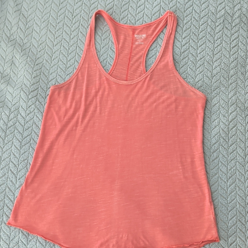 Mossimo Supply Co. Peach Racerback Tank Top